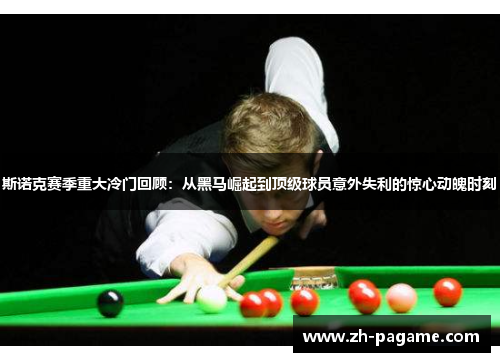 斯诺克赛季重大冷门回顾：从黑马崛起到顶级球员意外失利的惊心动魄时刻